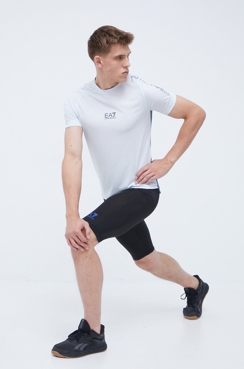 

Шорты EA7 Emporio Armani Training мужские цвет чёрный