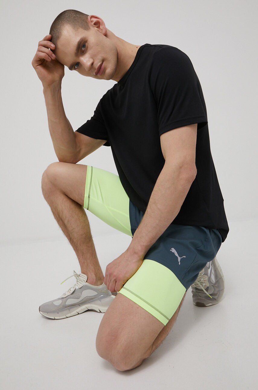 

Шорты для бега Puma 521049 мужские цвет синий