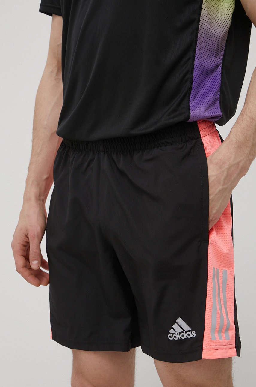 

Къс панталон за бягане adidas Performance Own The Run HB7460 мъжки в черно, Черен