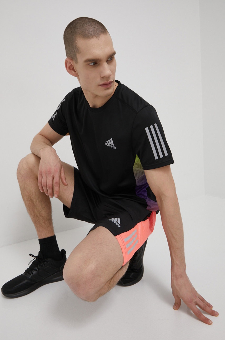

Шорти для бігу adidas Performance Own The Run HB7460 чоловічі колір чорний
