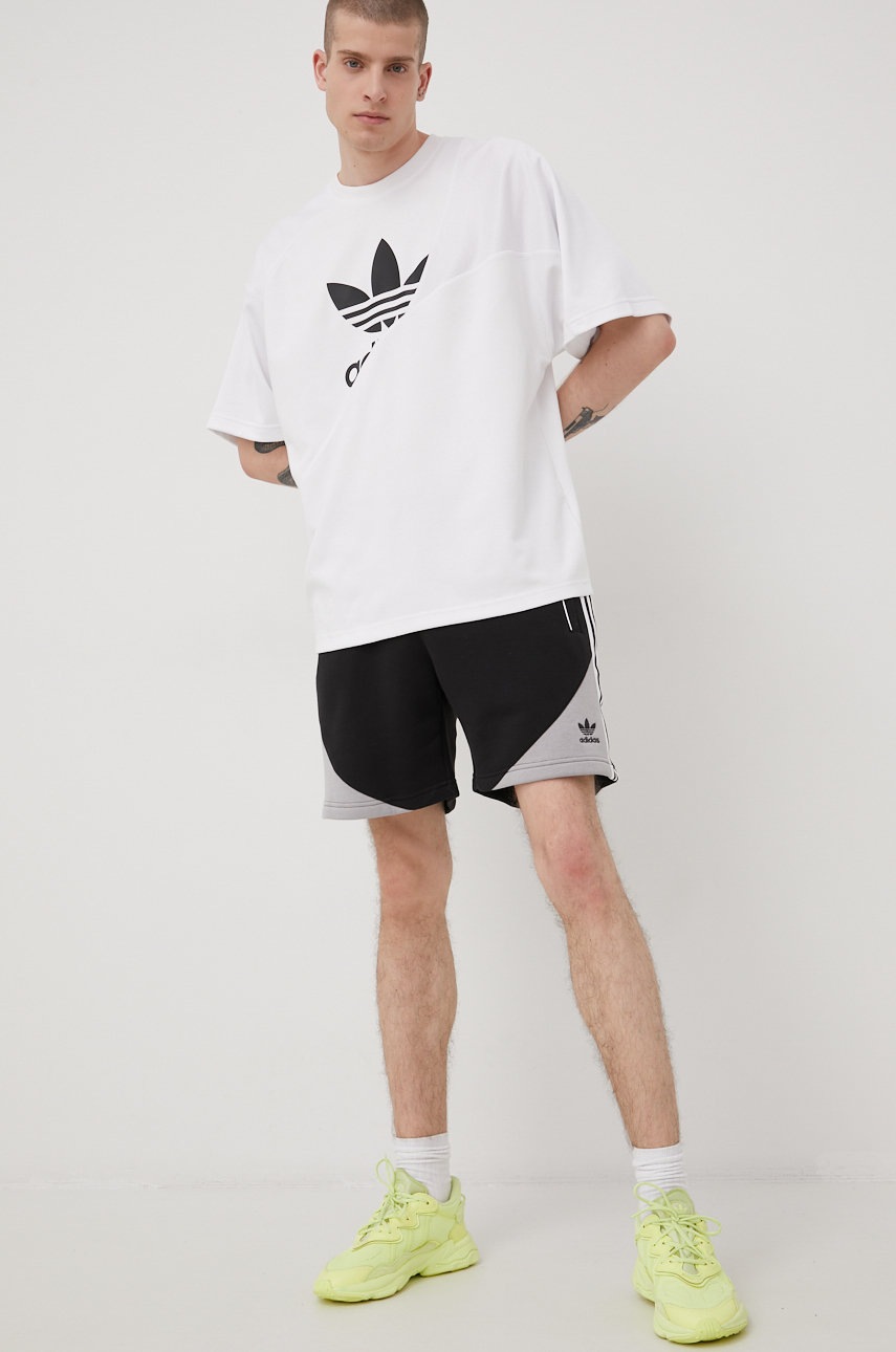 Levně Kraťasy adidas Originals HC2091 pánské, černá barva