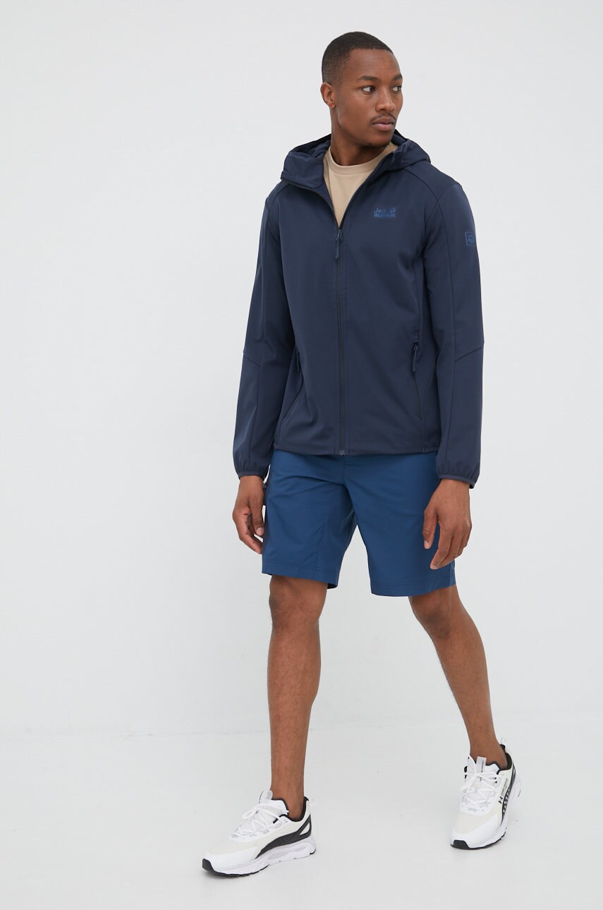 

Шорты outdoor Jack Wolfskin Active Track мужские цвет синий