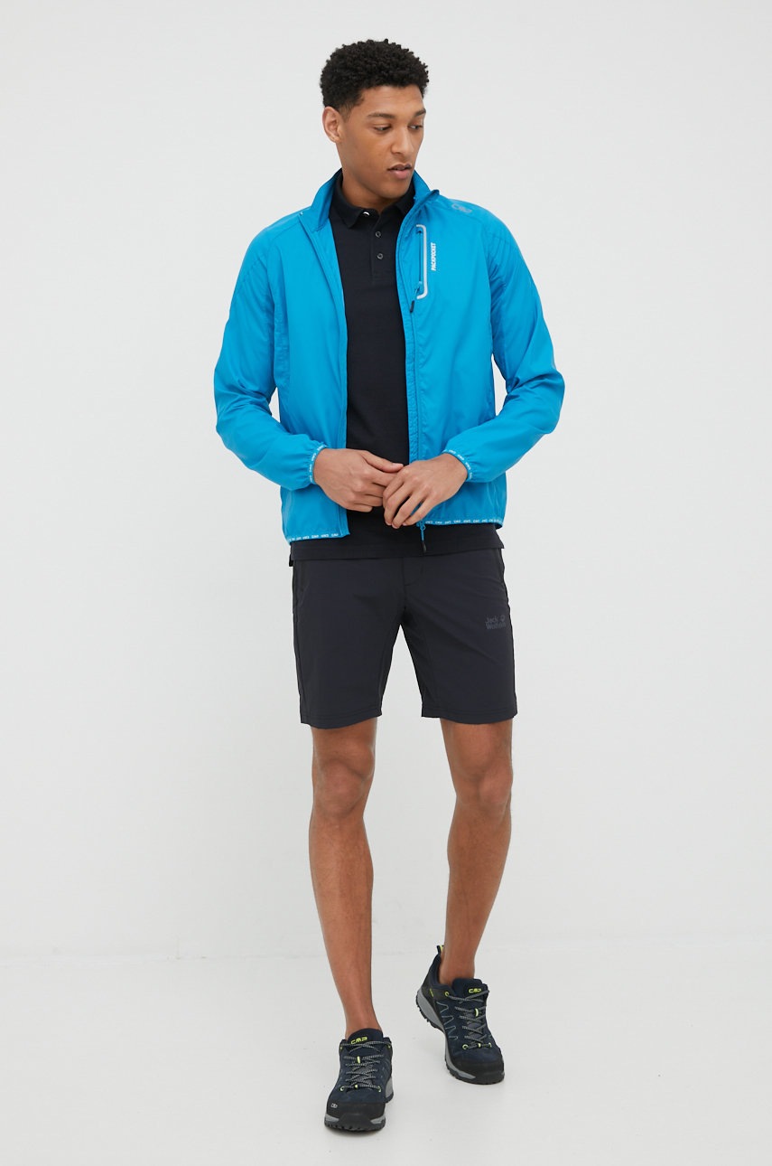 

Шорты outdoor Jack Wolfskin Trail мужские цвет чёрный