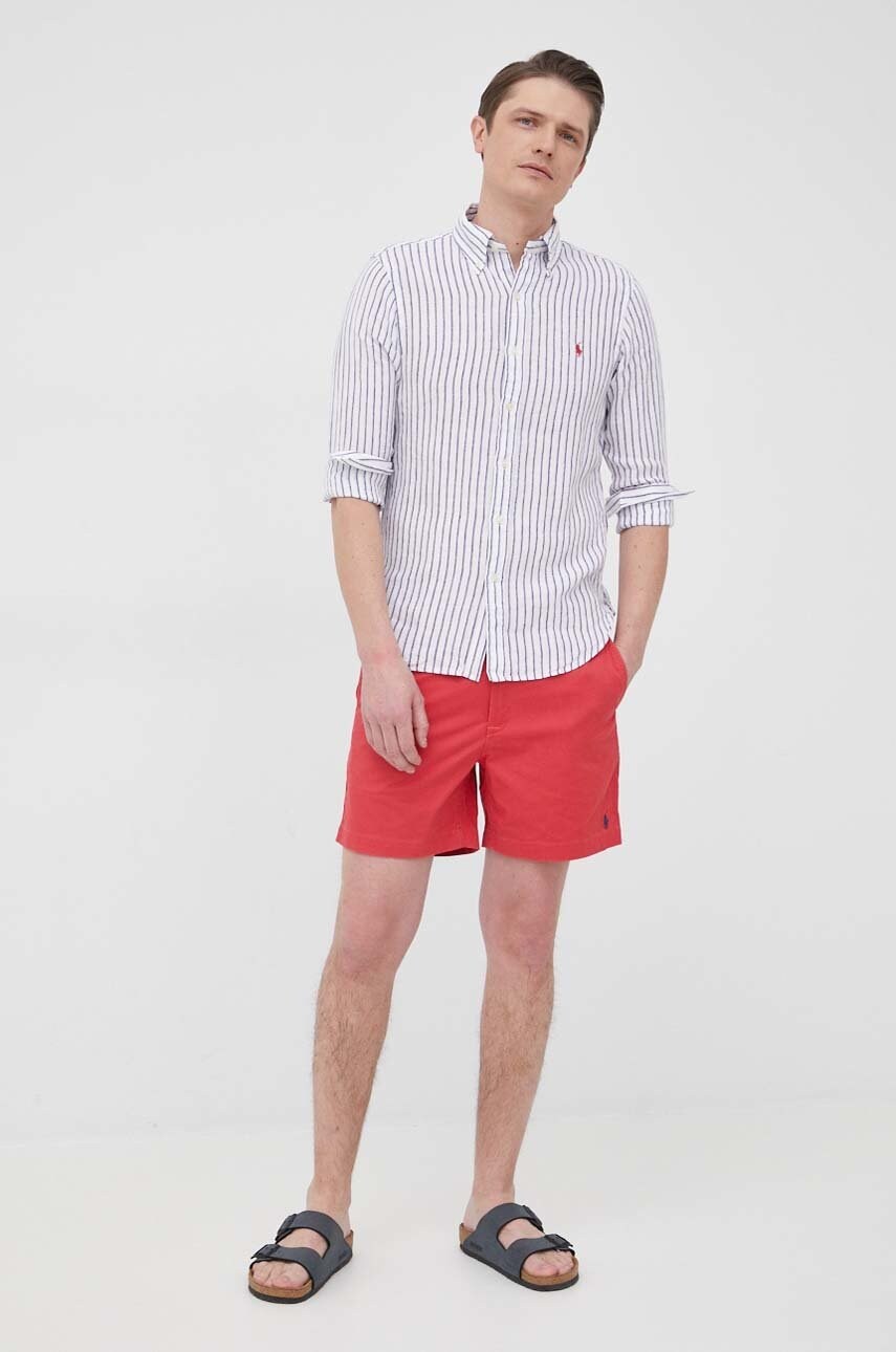 

Шорты Polo Ralph Lauren мужские цвет красный