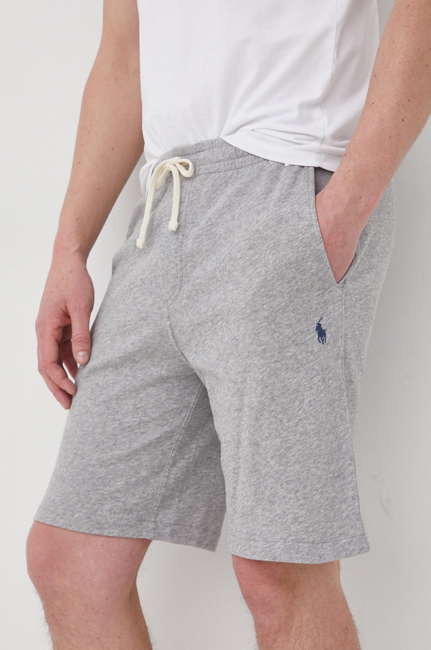 

Бавовняні шорти Polo Ralph Lauren чоловічі колір сірий меланж
