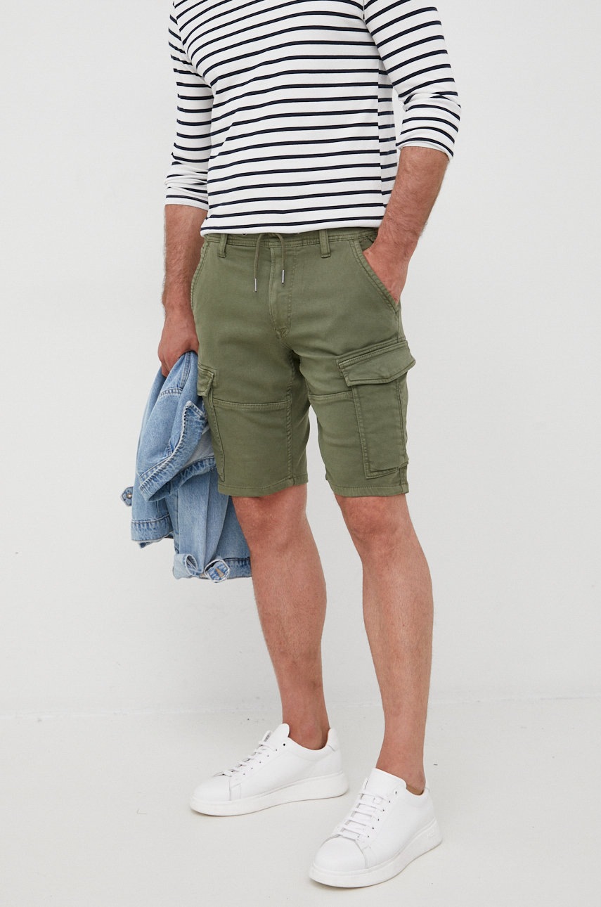 

Къси панталони Pepe Jeans Jared Short в зелено, Зелен