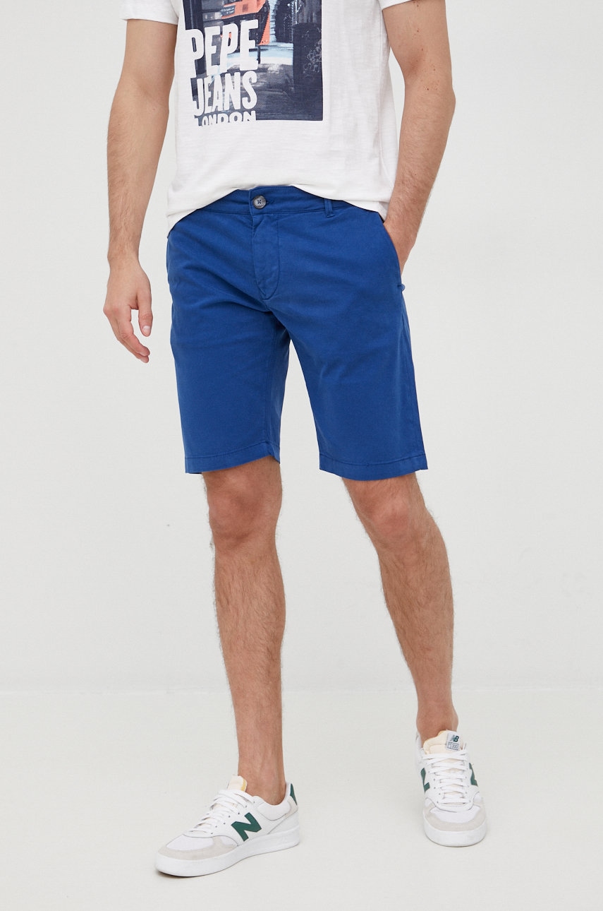 Šortky Pepe Jeans Blackburn Short pánske, tmavomodrá farba,