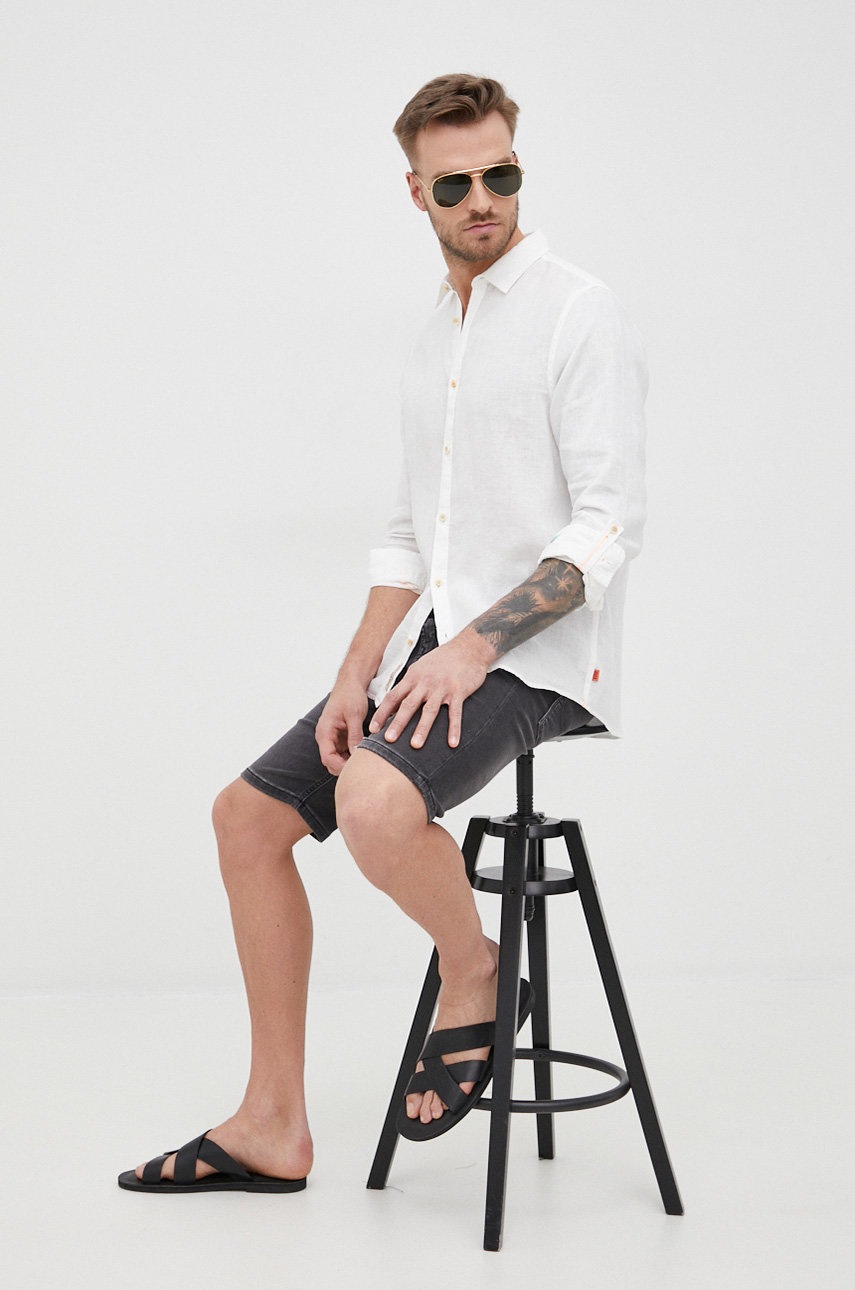 

Джинсовые шорты Pepe Jeans Jack Short Black мужские цвет чёрный