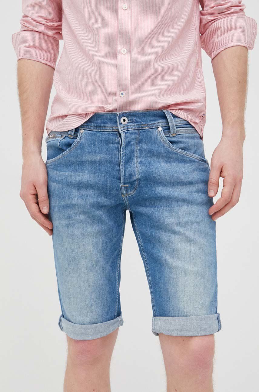 Pepe Jeans szorty jeansowe SPIKE SHORT męskie