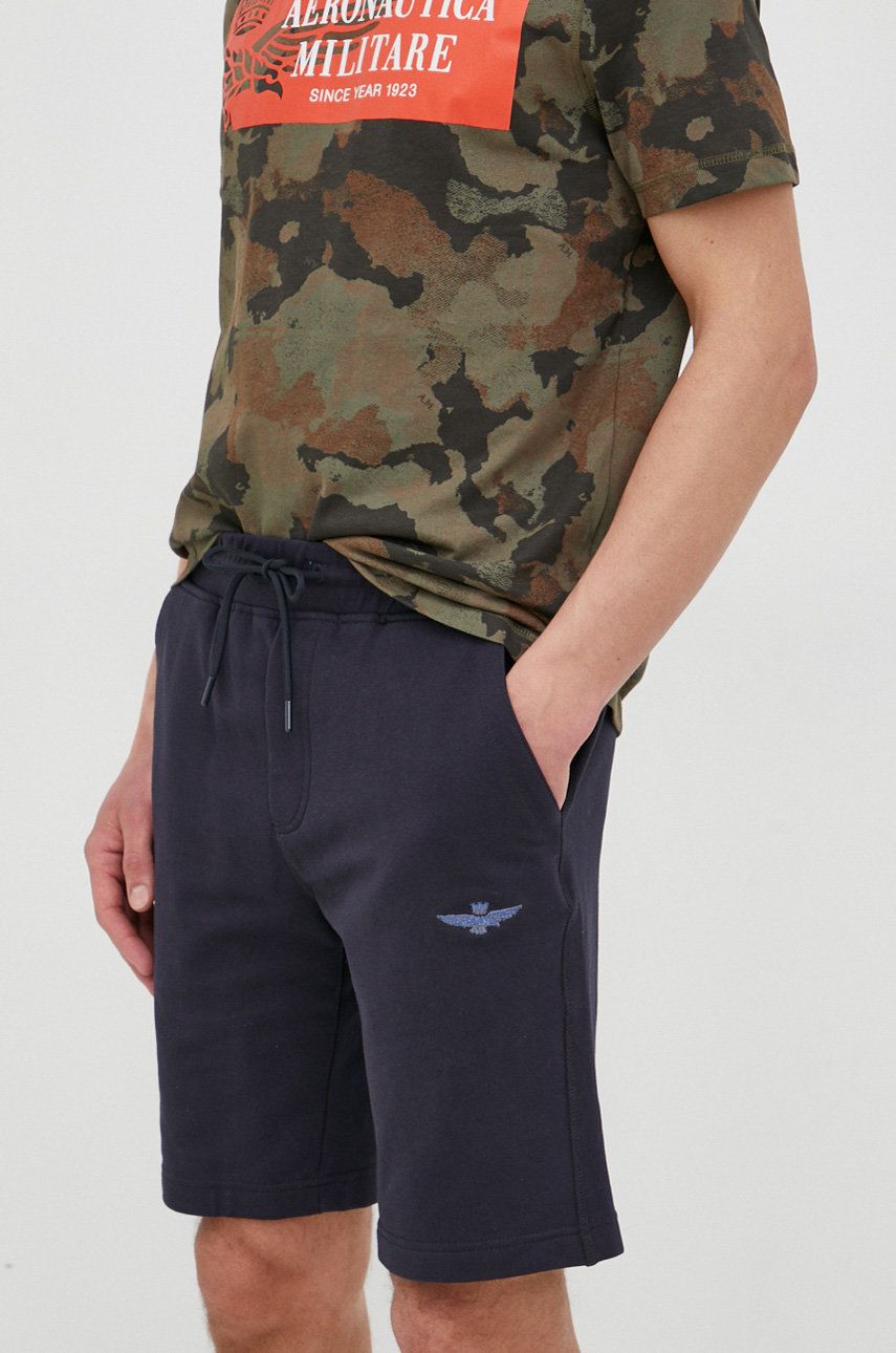 Aeronautica Militare pantaloni scurti barbati, culoarea albastru marin 2022 ❤️ Pret Super answear imagine noua 2022
