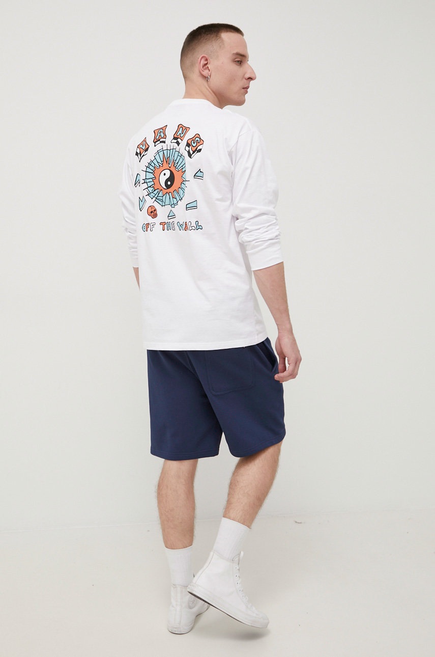 

Хлопковые шорты Vans мужские цвет синий