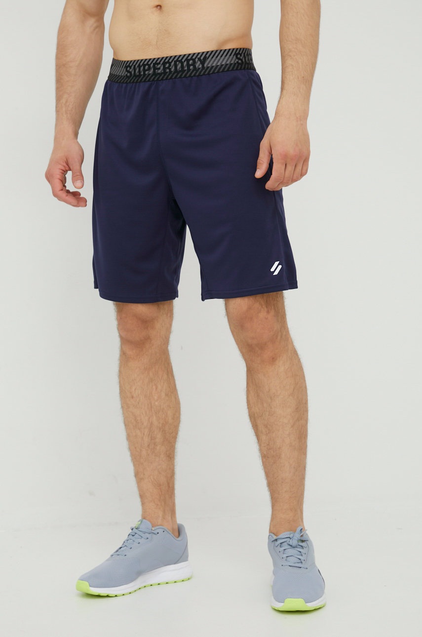 

Къси панталони Superdry в тъмносиньо, Тъмносин