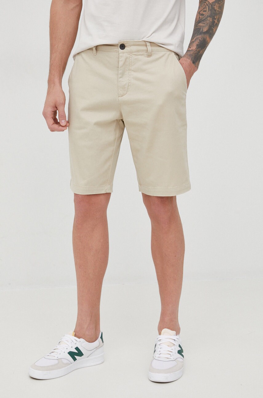 Lyle & scott pantaloni scurti barbati, culoarea bej