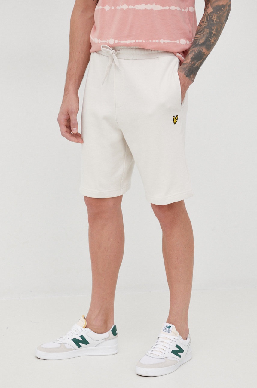 

Бавовняні шорти Lyle & Scott чоловічі колір сірий