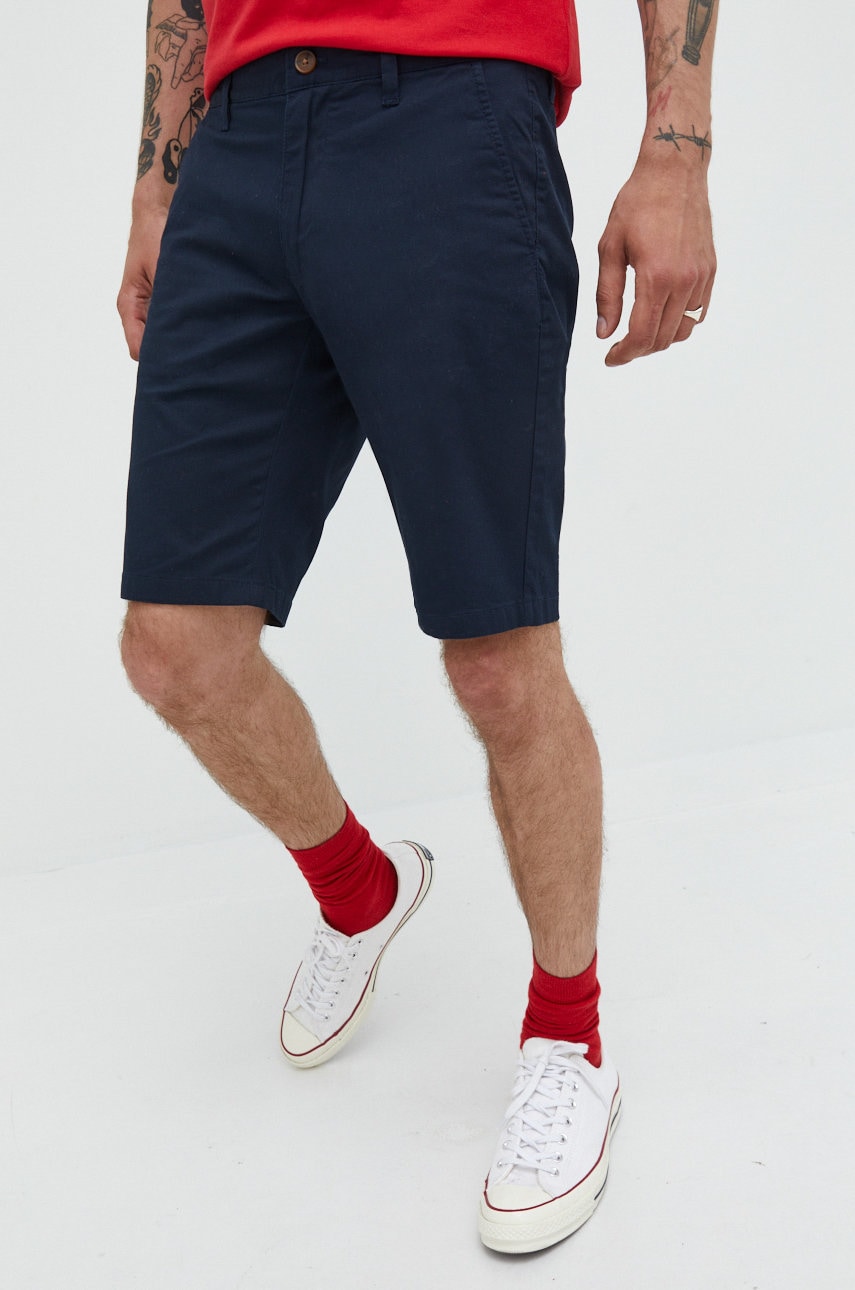 S.oliver pantaloni scurti barbati, culoarea albastru marin