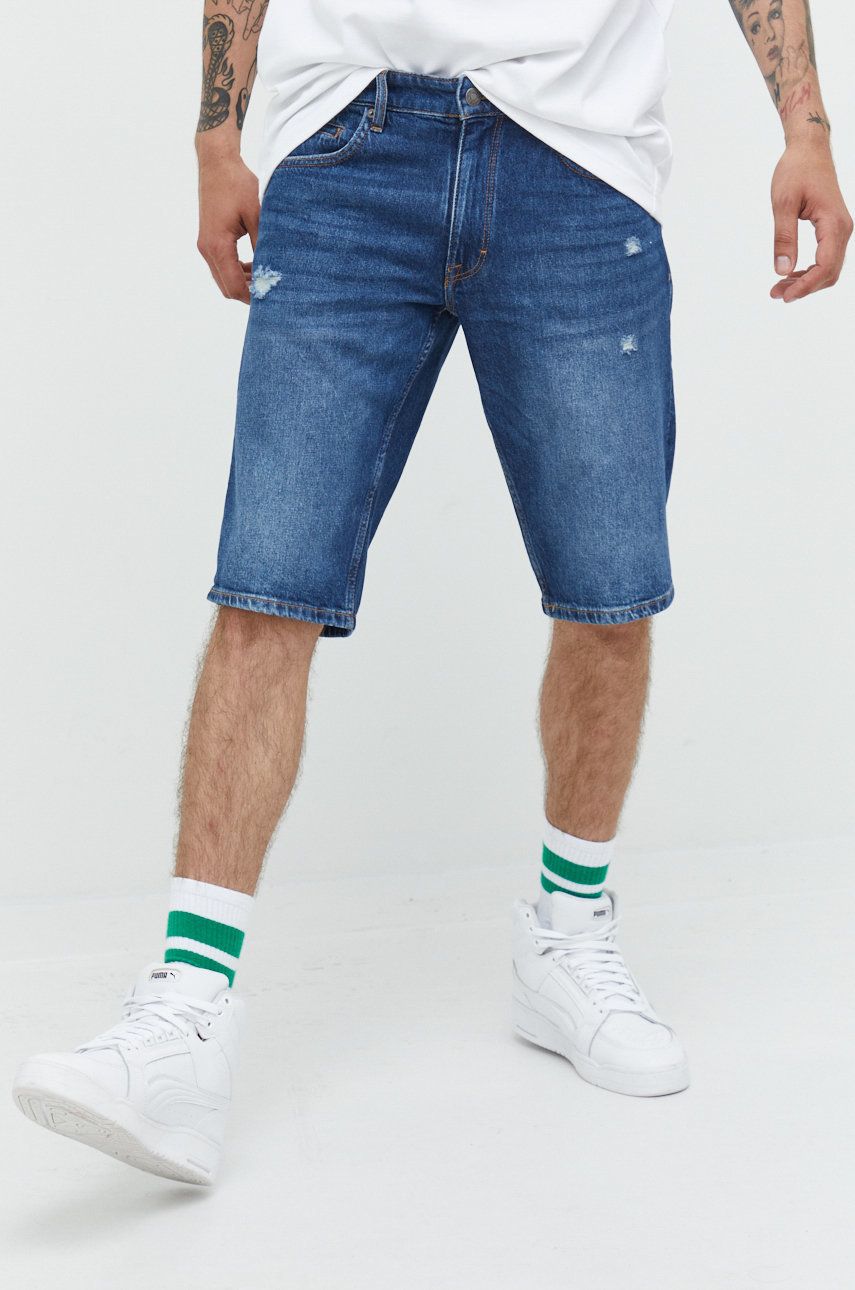 s.Oliver pantaloni scurti jeans barbati, answear.ro imagine noua