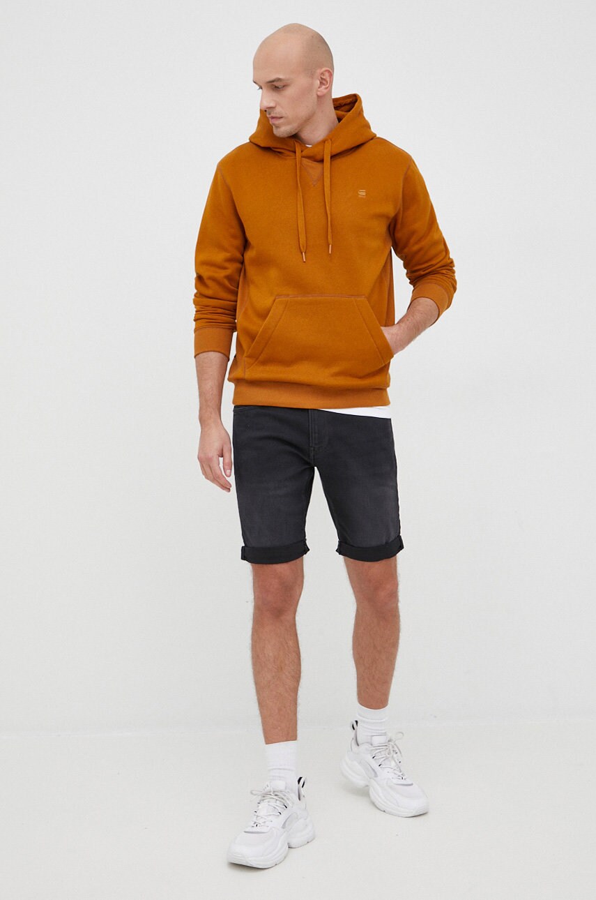 

Джинсовые шорты G-Star Raw мужские цвет чёрный