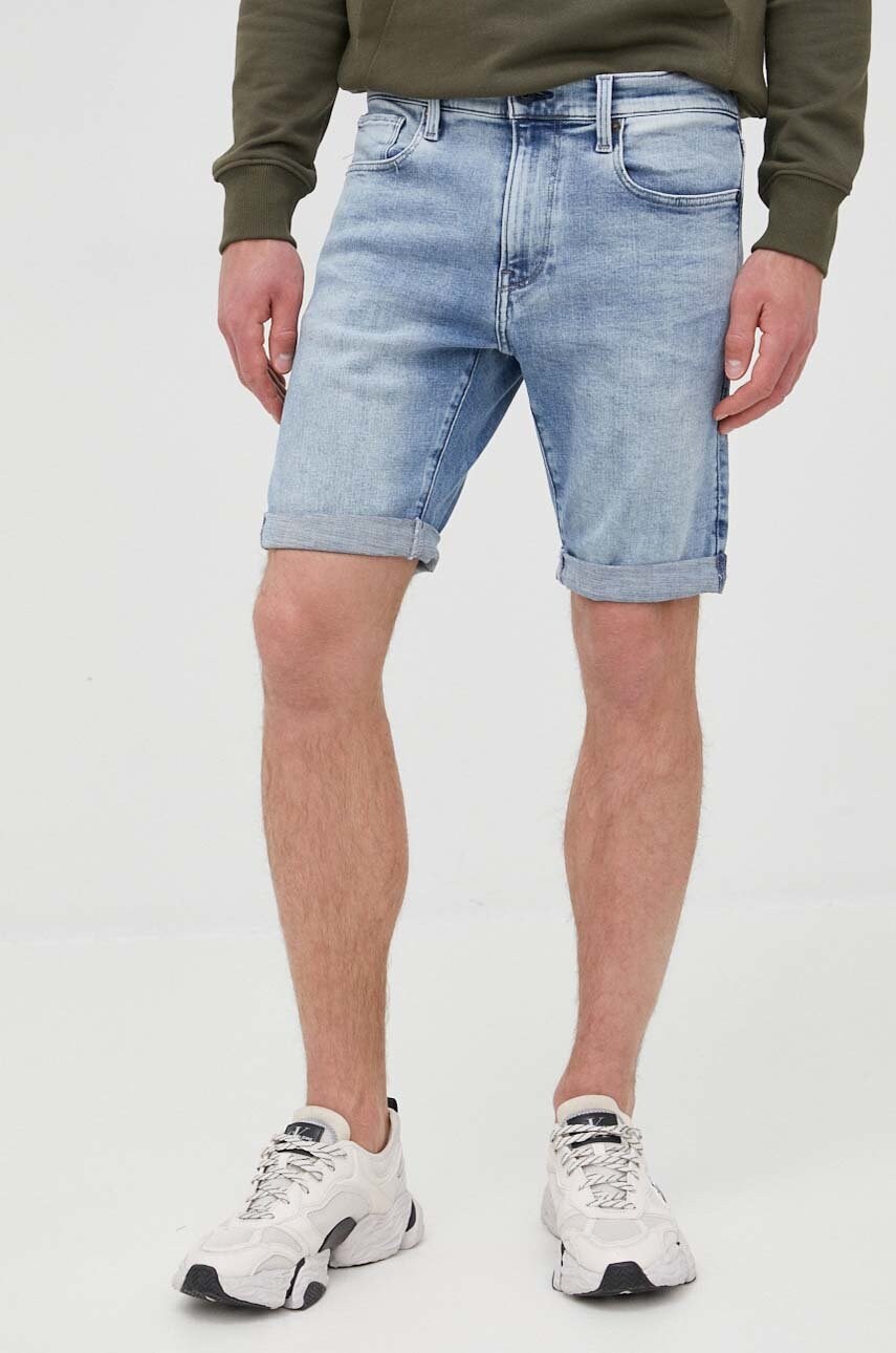 

Дънкови къси панталони G-Star Raw мъжко, Син