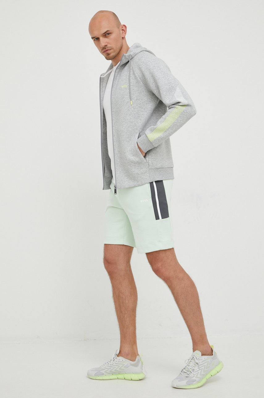 

Шорти Boss Boss Athleisure чоловічі колір зелений
