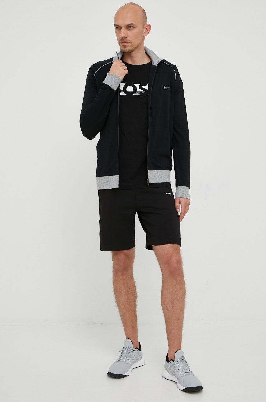 

Шорты Boss Boss Athleisure мужские цвет чёрный