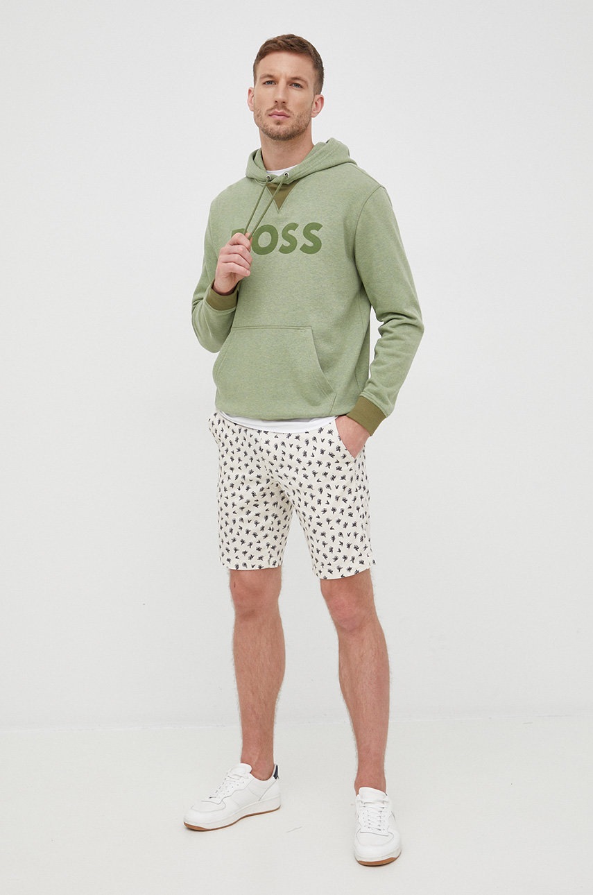

Шорты BOSS Boss Casual мужские цвет бежевый