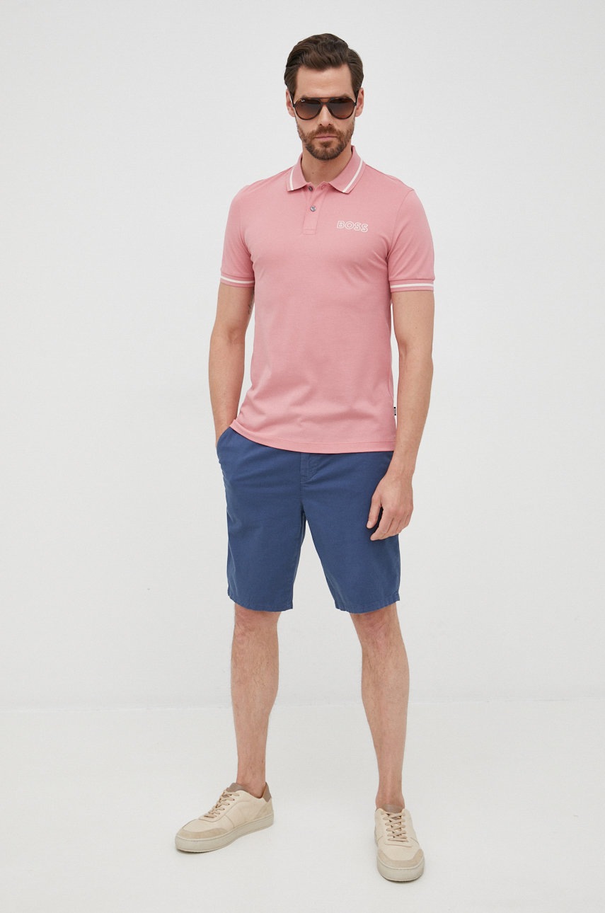 

Шорти BOSS Boss Casual чоловічі колір синій