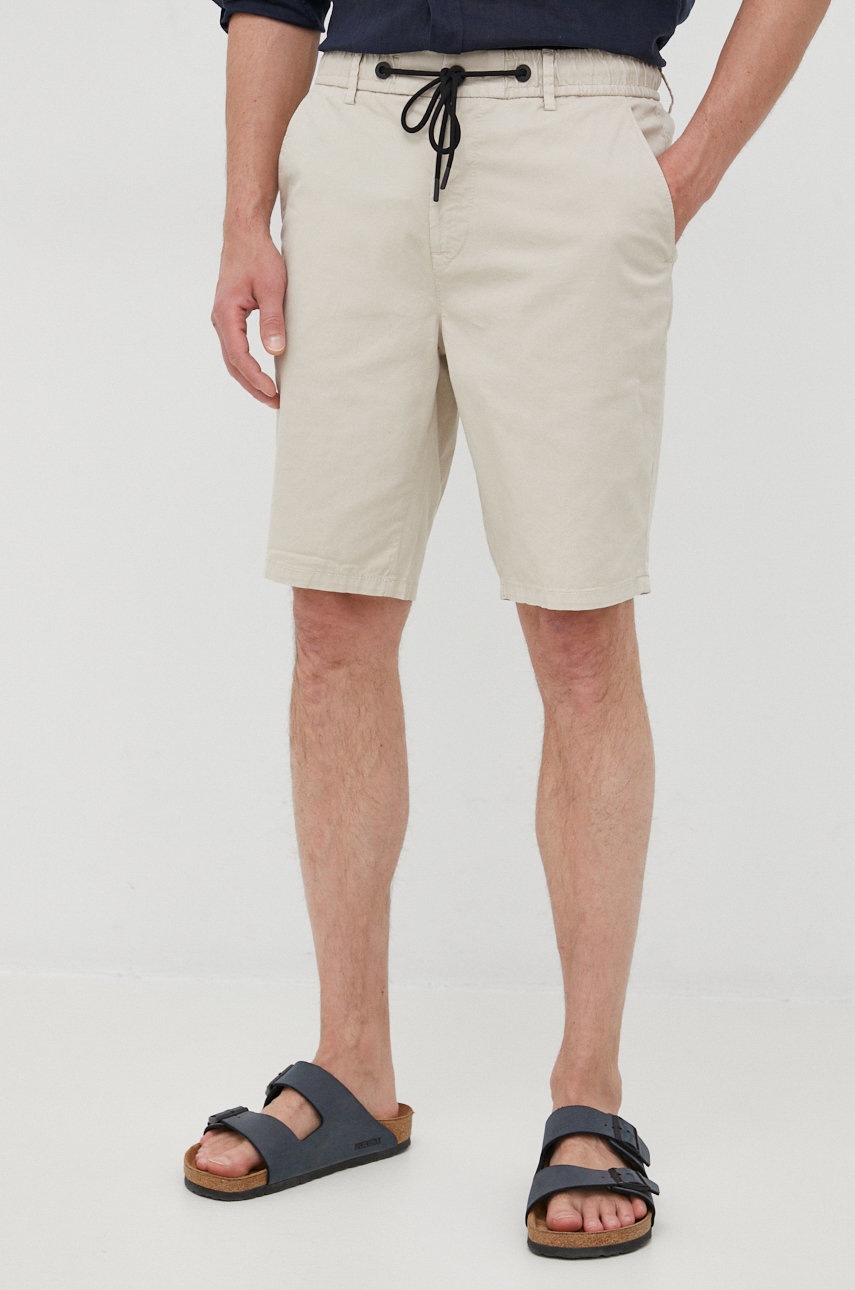 

Къси панталони BOSS Boss Casual в бежово, Бежов