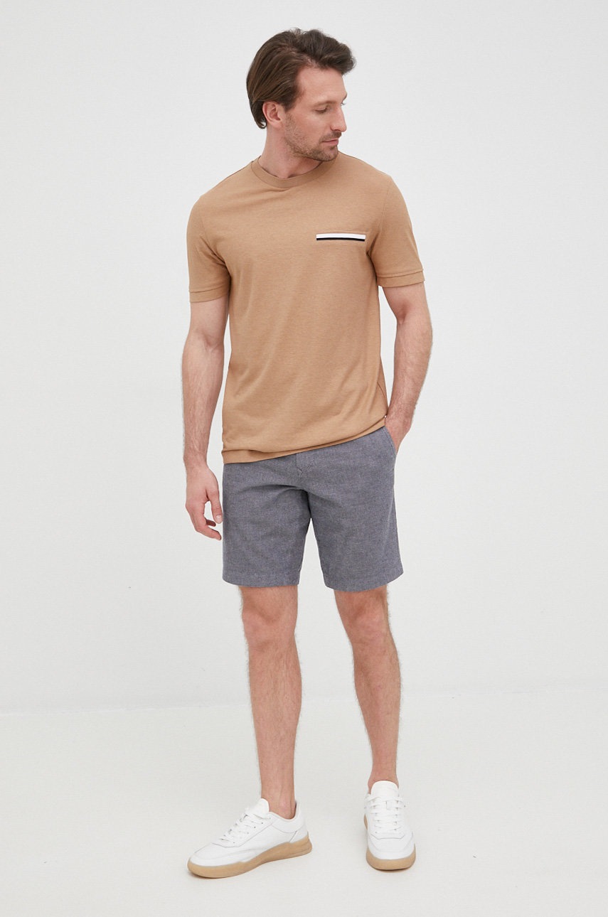 

Шорти BOSS Boss Casual чоловічі колір синій