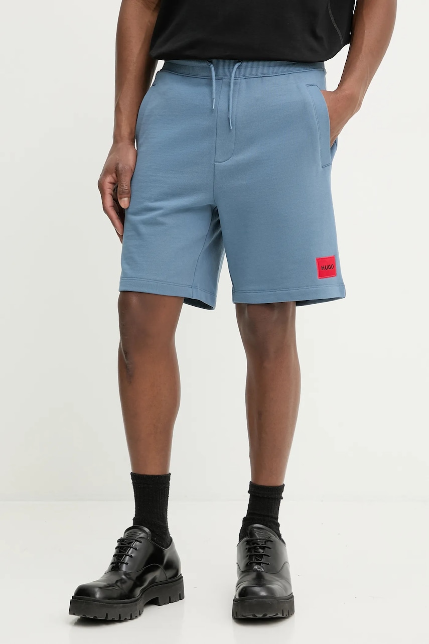 Βαμβακερό σορτσάκι HUGO San Jared-C