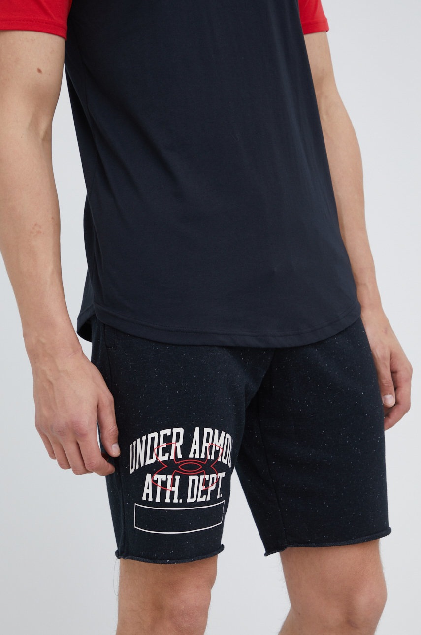 

Спортивные шорты Under Armour Rival Terry Athletic Department 1370356 мужские цвет чёрный