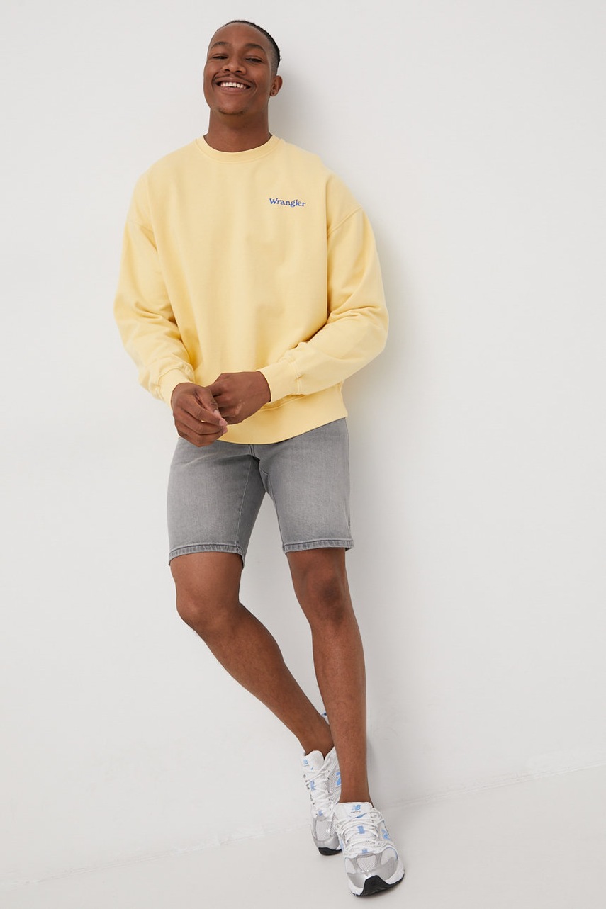 

Джинсові шорти Wrangler чоловічі колір сірий