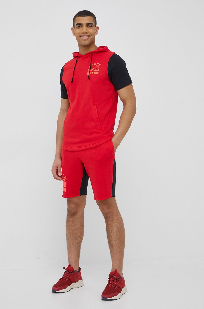 

Спортивные шорты Under Armour Rival 1370412 мужские цвет красный