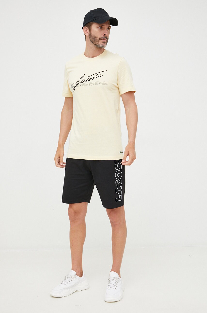 

Шорты Lacoste мужские цвет чёрный