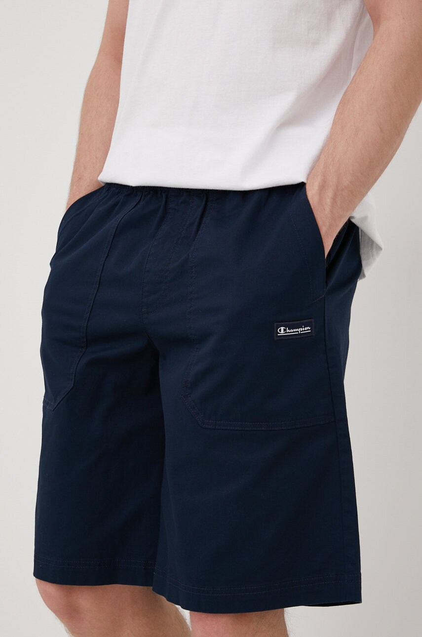 Champion pantaloni scurti 217180. barbati, culoarea albastru marin