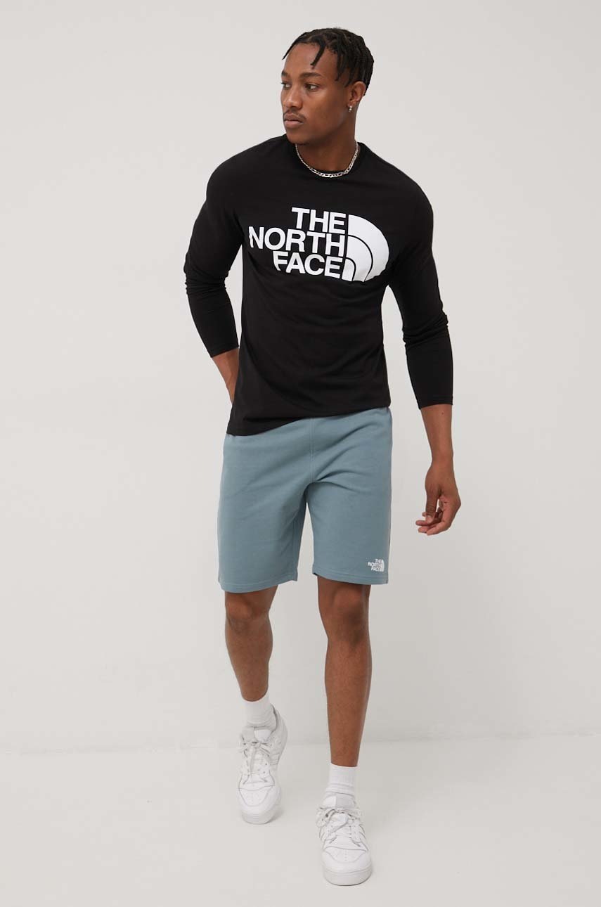 

Бавовняні шорти The North Face чоловічі колір зелений