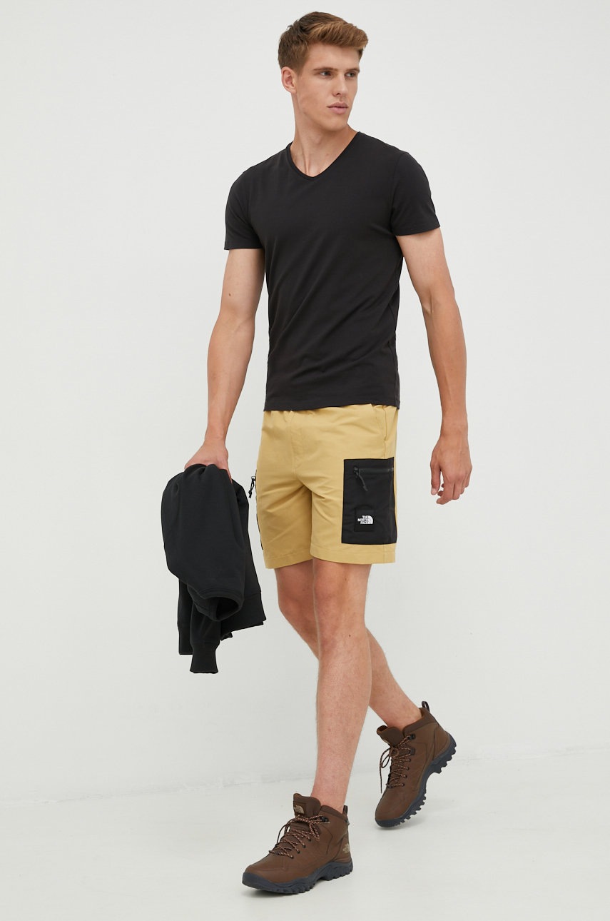 

Шорти The North Face Black Box чоловічі колір жовтий