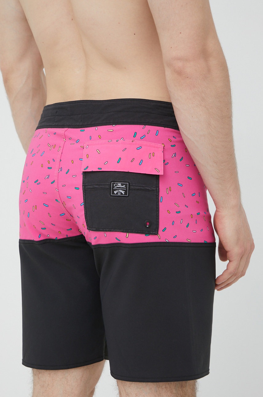 

Купальные шорты Billabong Billabong X The Simpsons цвет розовый
