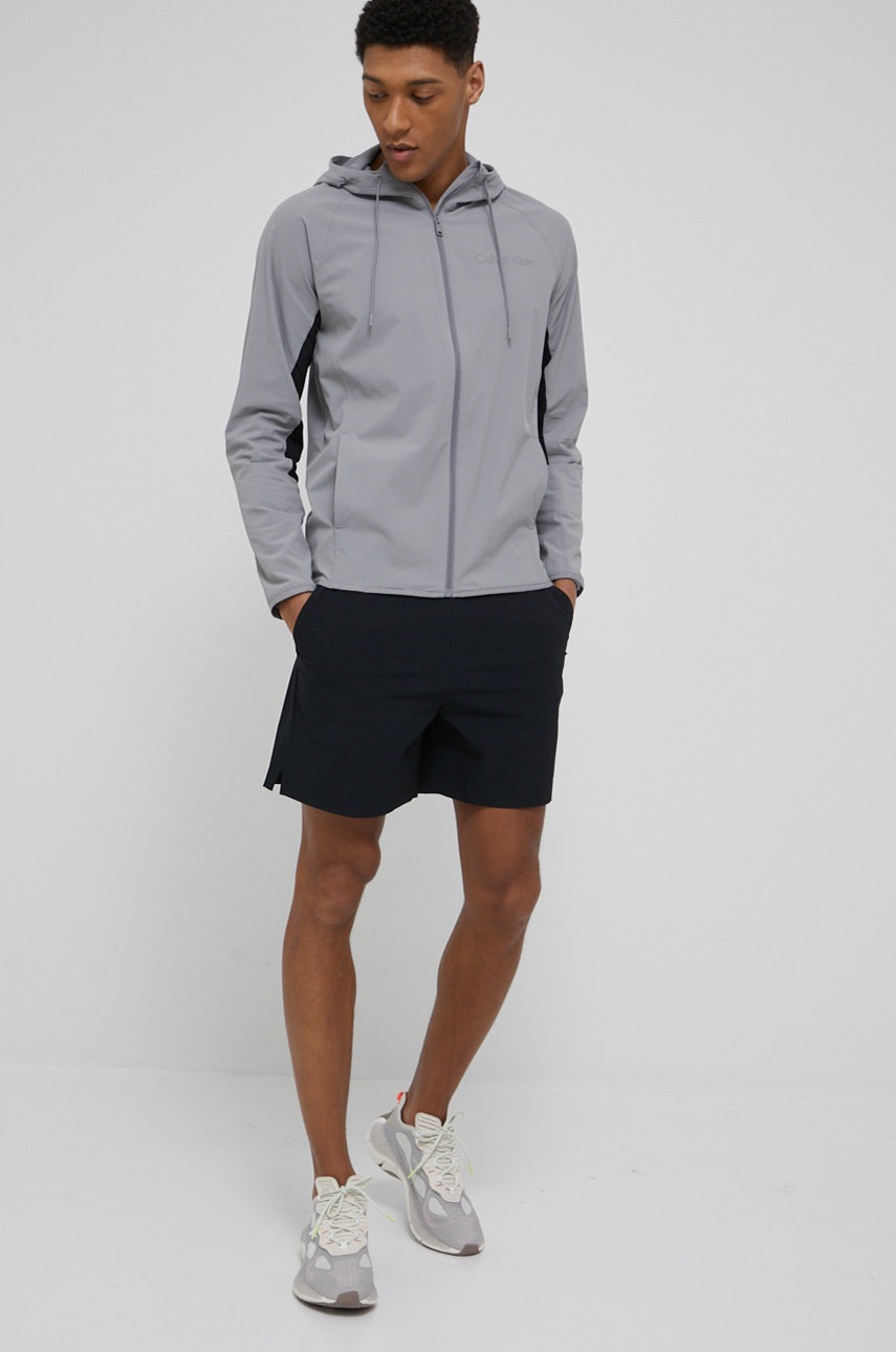 

Къси панталони Calvin Klein Performance мъжко в черно, Черен