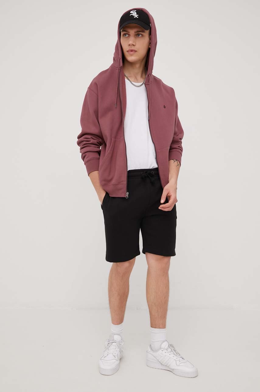 

Хлопковые шорты Ellesse мужские цвет чёрный