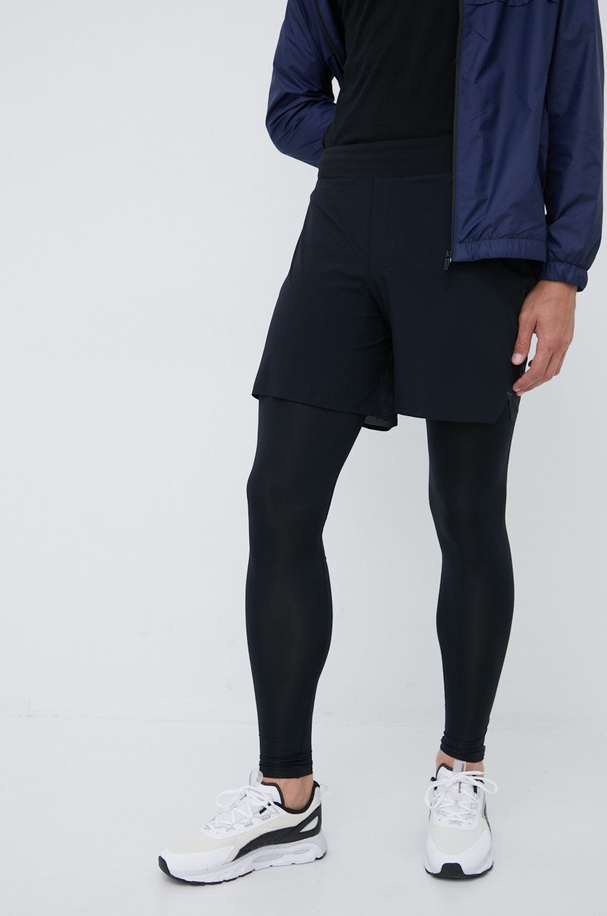 Běžecké šortky On-running Lightweight černá barva - černá -  Materiál č. 1: 87% Polyamid