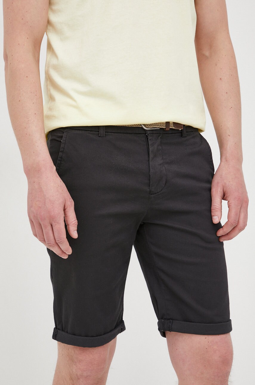 Lindbergh pantaloni scurti barbati, culoarea negru