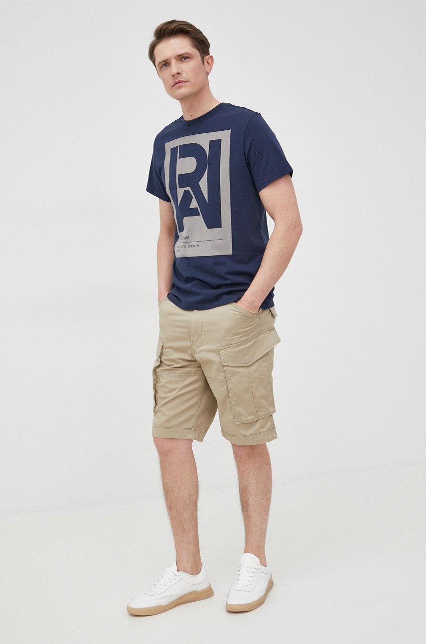 

Шорты G-Star Raw мужские цвет бежевый