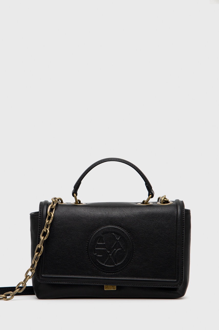 

Чанта Armani Exchange в черно, Черен