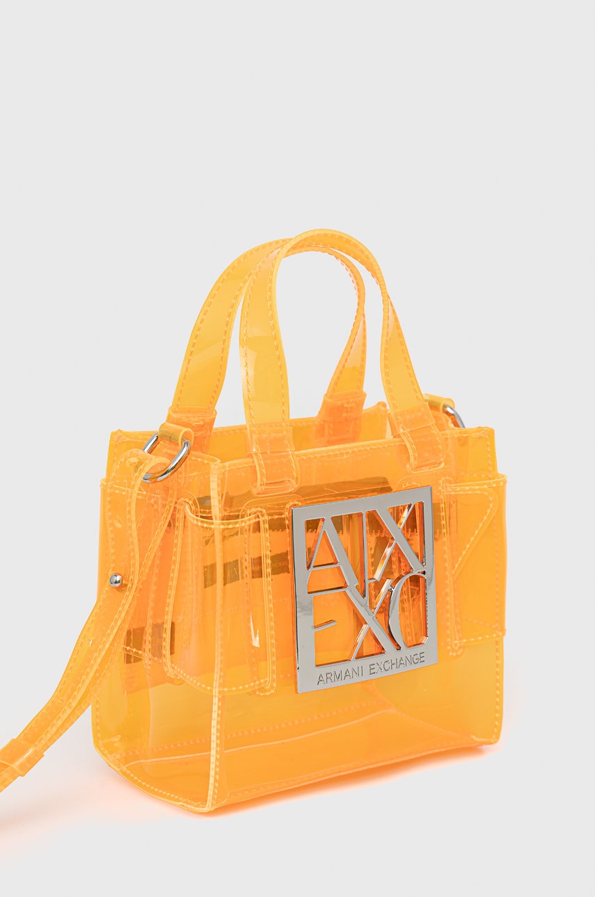 

Сумочка Armani Exchange цвет оранжевый
