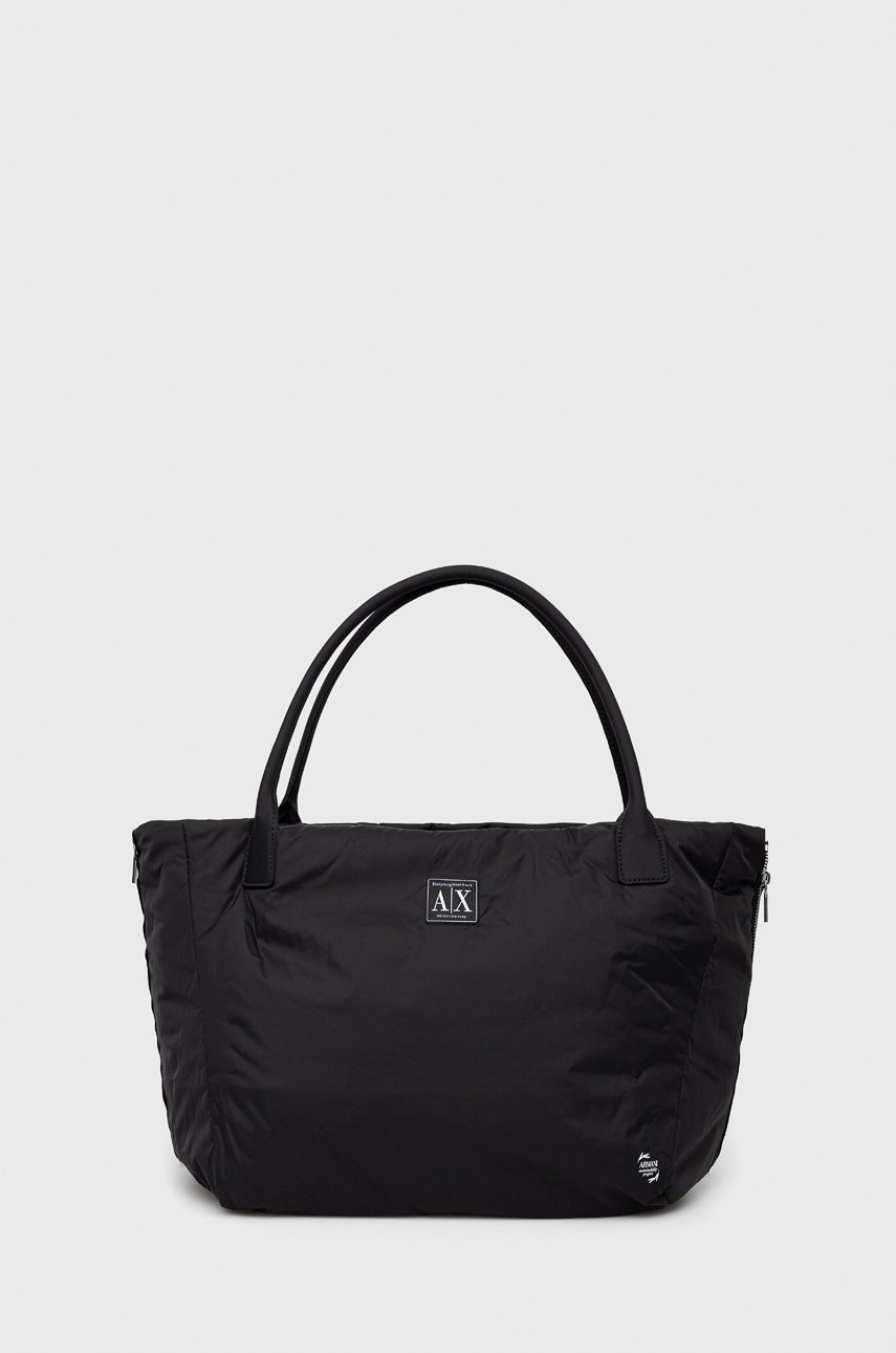 

Чанта Armani Exchange в черно, Черен