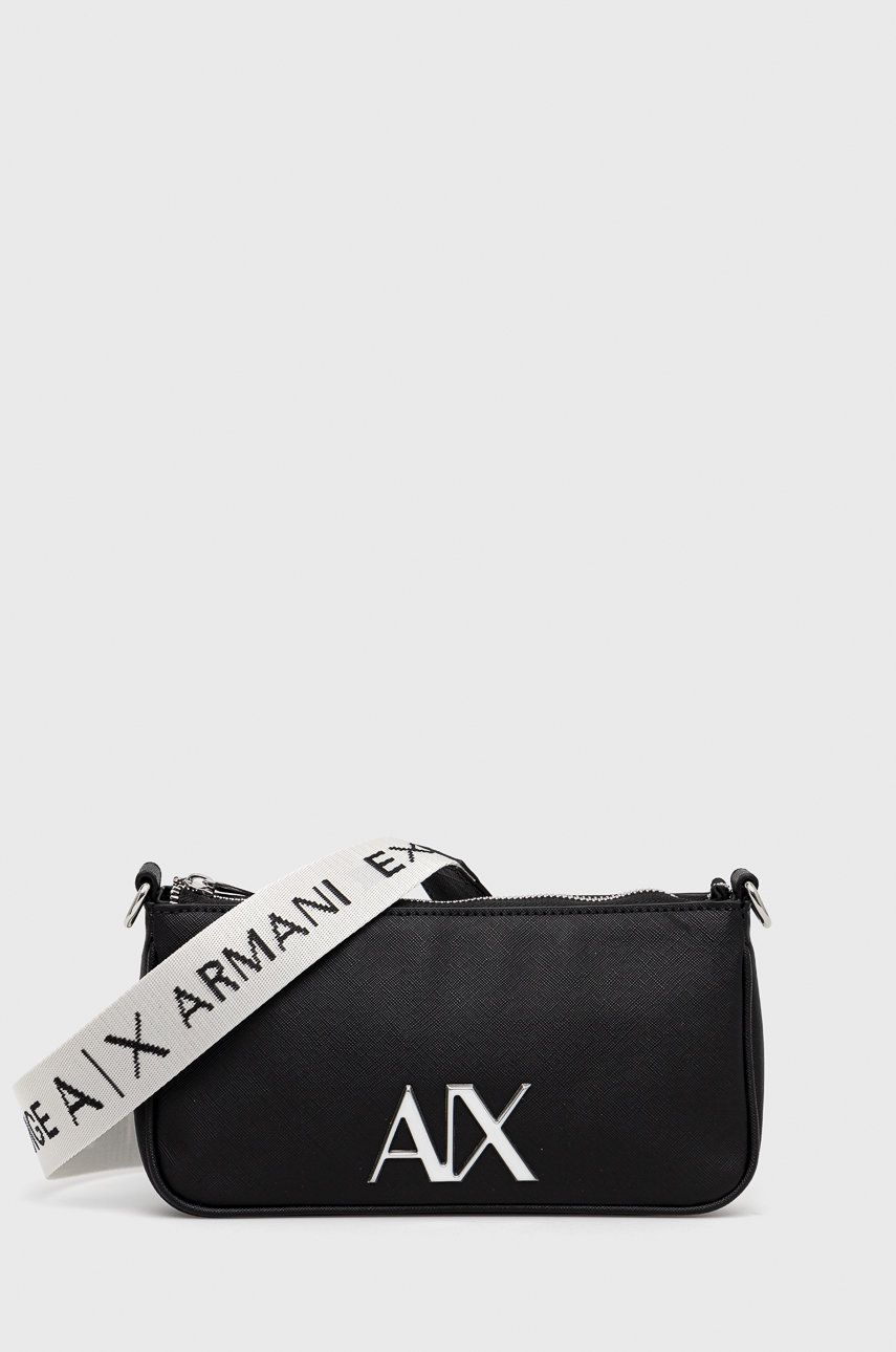 Armani Exchange poseta culoarea negru ANSWEAR