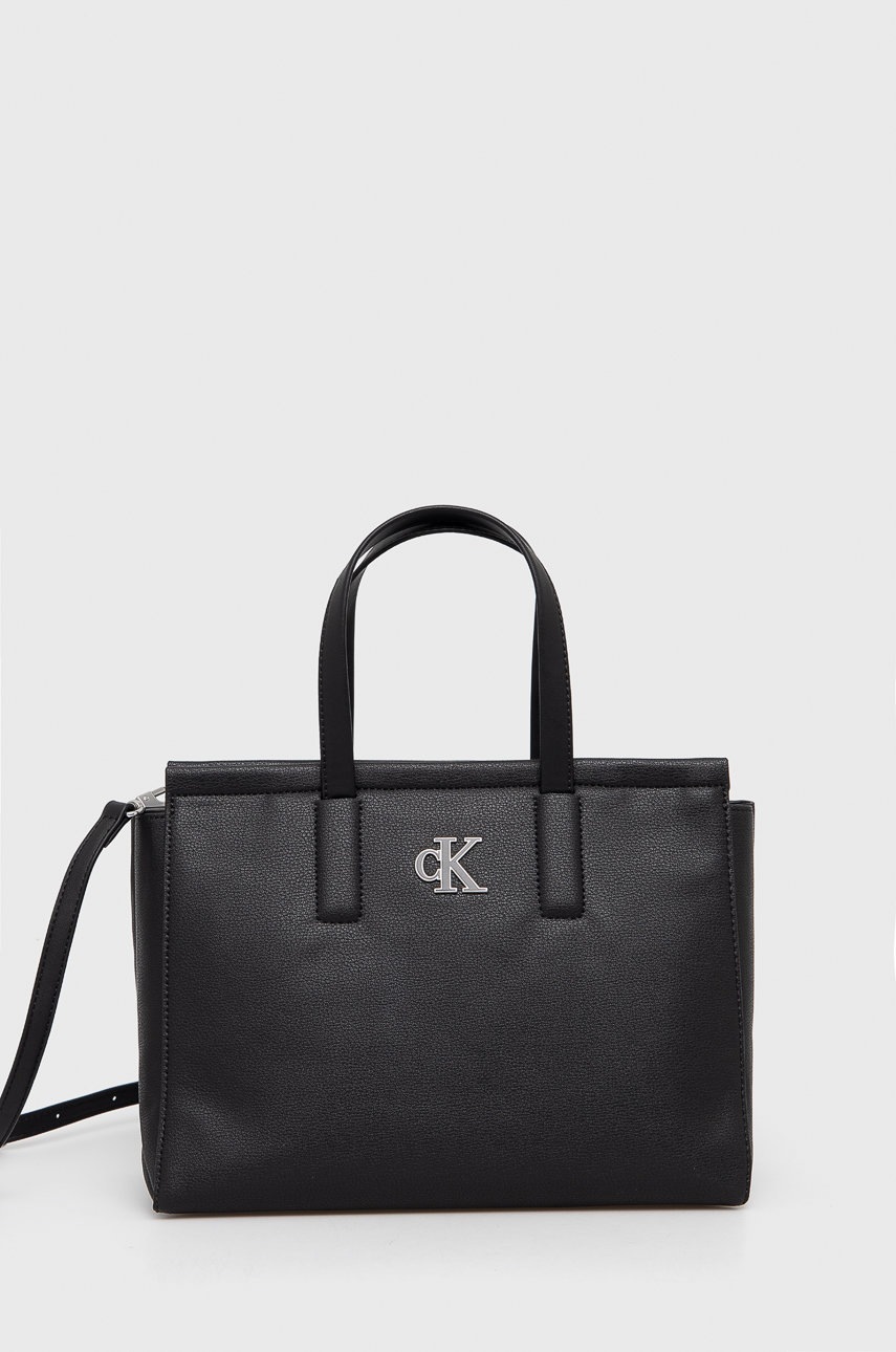 

Чанта Calvin Klein Jeans в черно, Черен