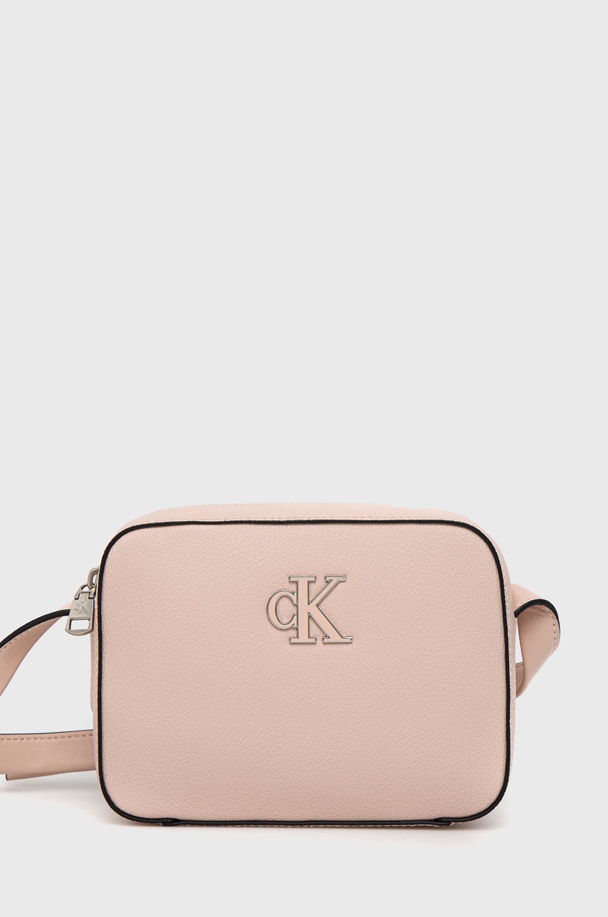 

Чанта Calvin Klein Jeans в розово, Розов