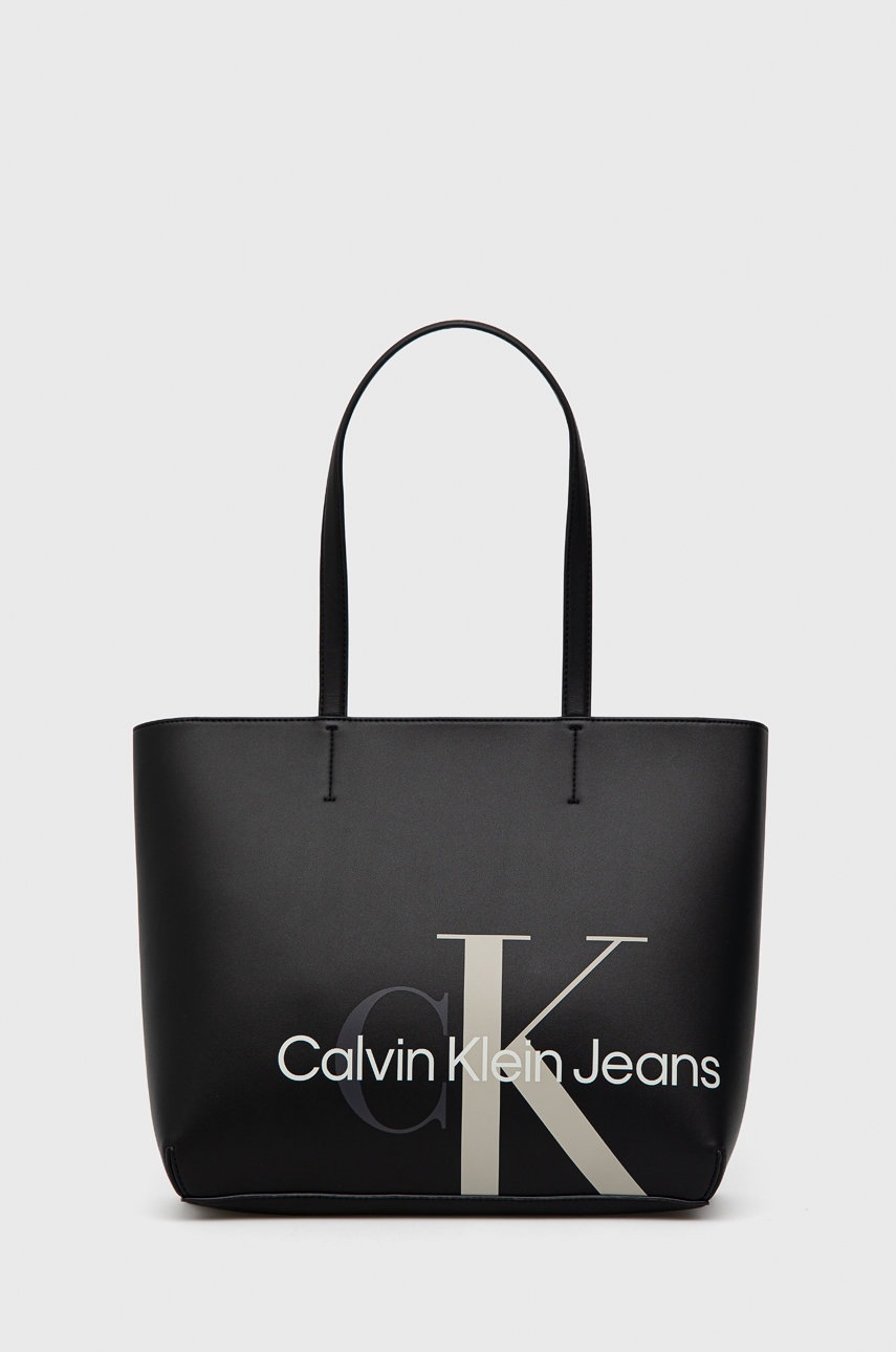 

Чанта Calvin Klein Jeans в черно, Черен