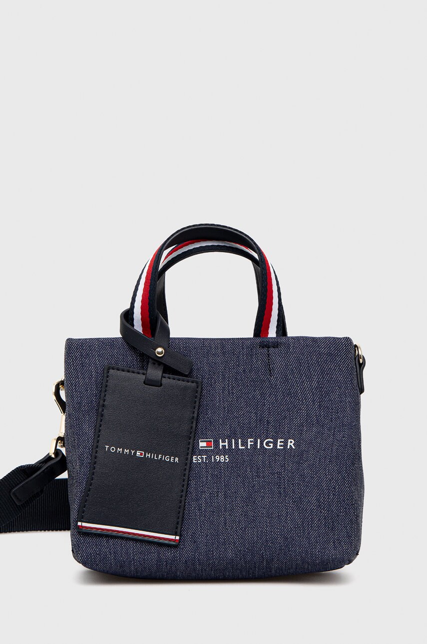 

Чанта Tommy Hilfiger в тъмносиньо, Тъмносин